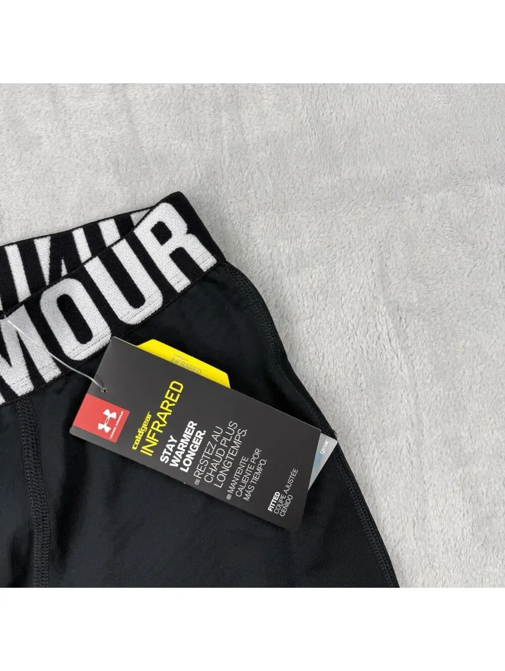 NWT Under Armour INFRARED Compression Pants Men S Fitted Coldgear Warm Sporty - Picture 5 of 10